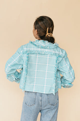 Rework Cropped Palawit Jacket