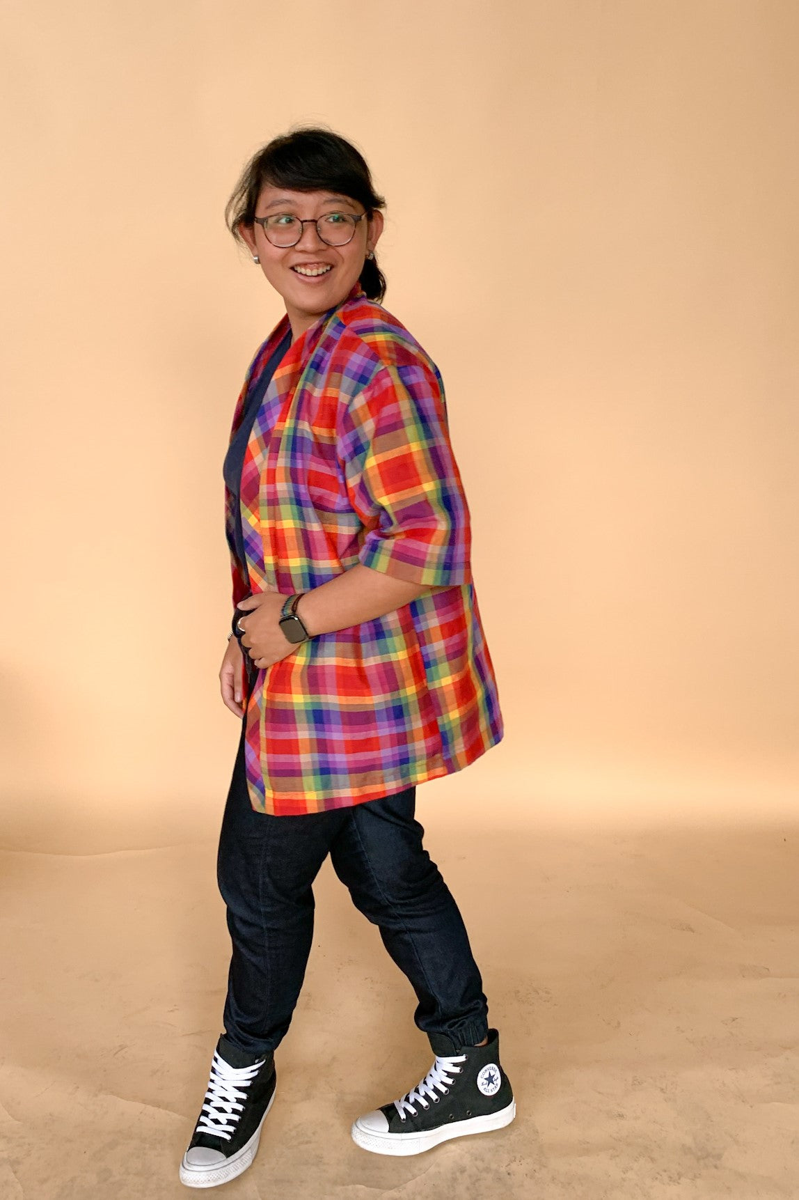 Pride Gugma Cover Up Plaid