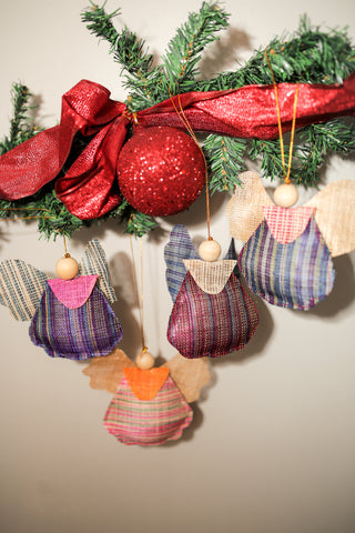 Abaca Angel Ornament