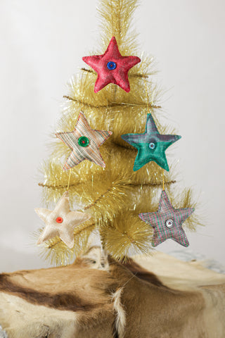 Abaca Star Ornaments
