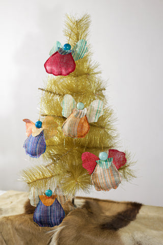 Abaca Angel Ornament
