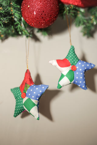 Patchwork Star Ornament