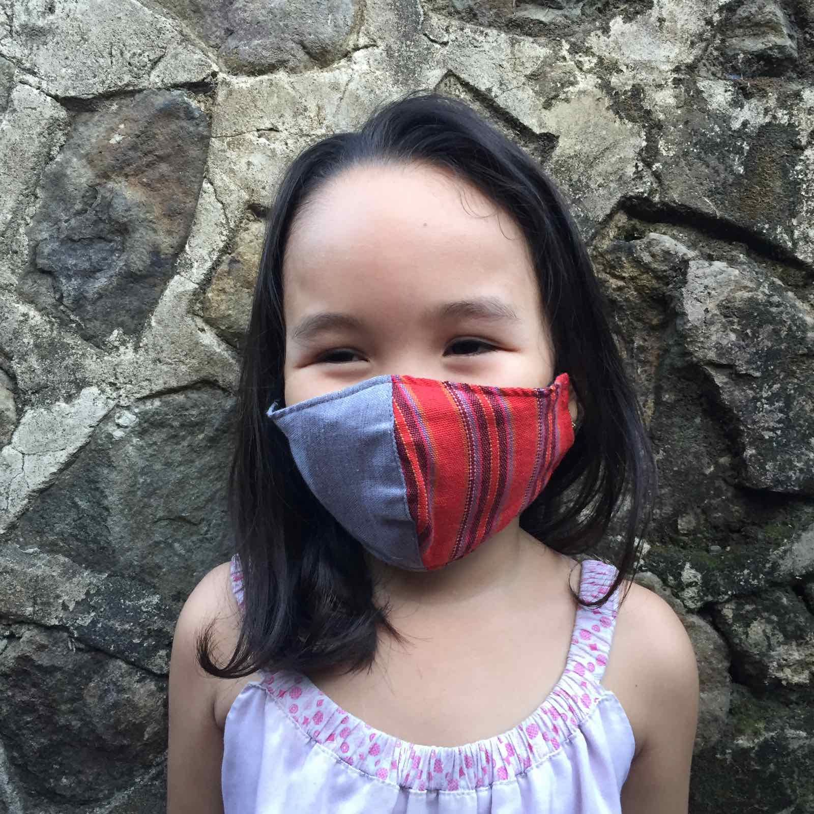 Zero Waste Kids Colour Block Face Mask