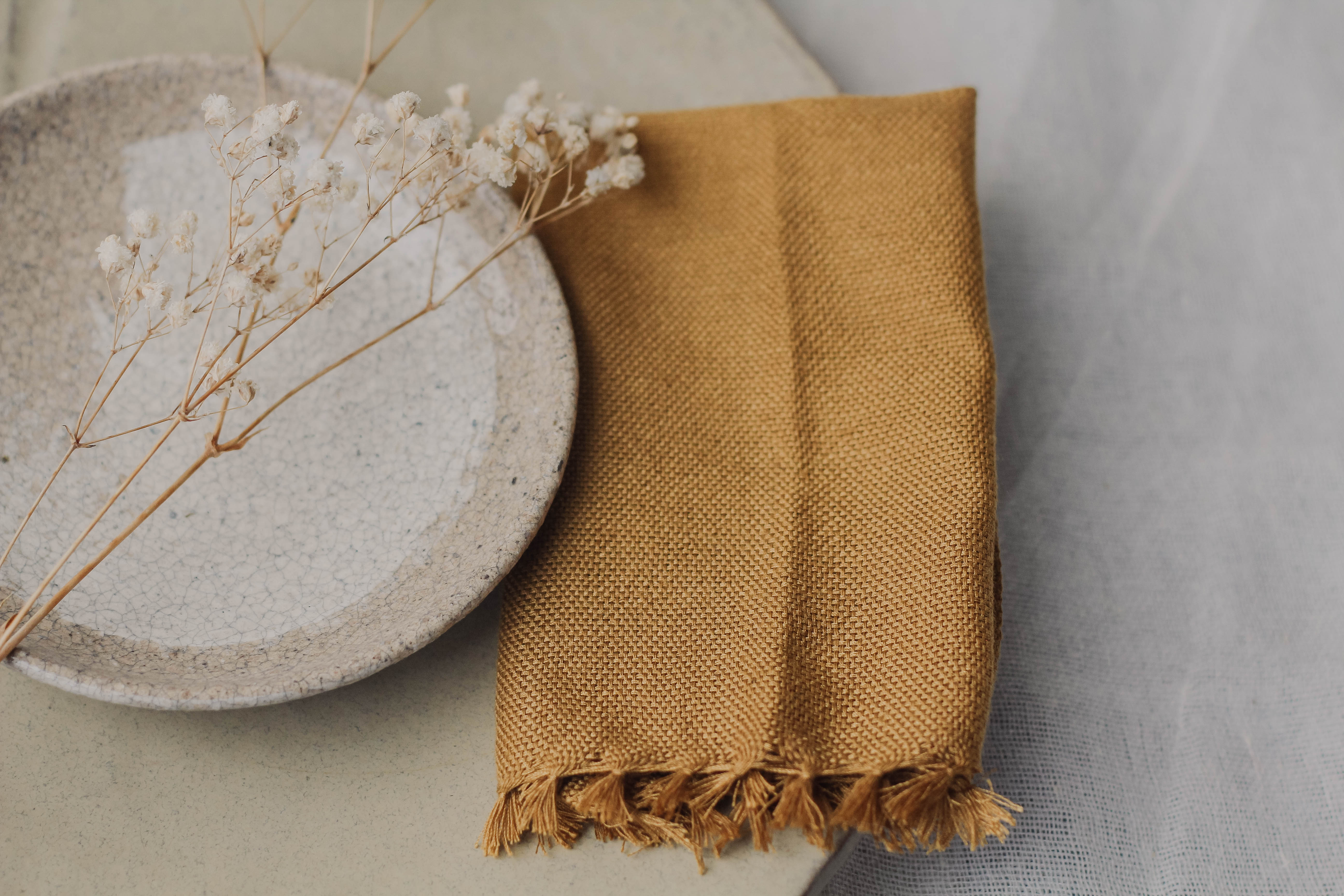 Table Napkin with tassel